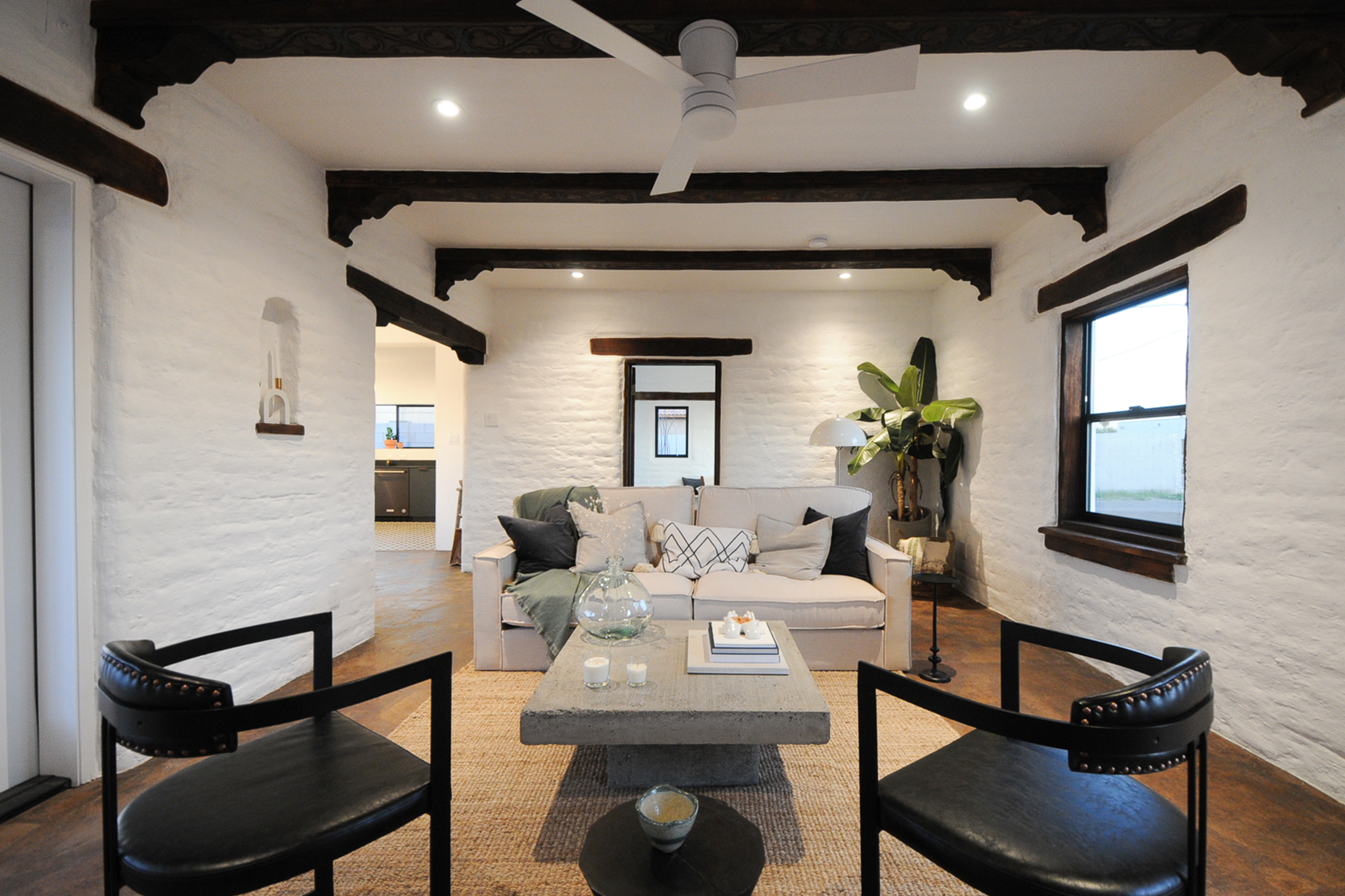 Gorgeous living space in Phoenix Historic Home