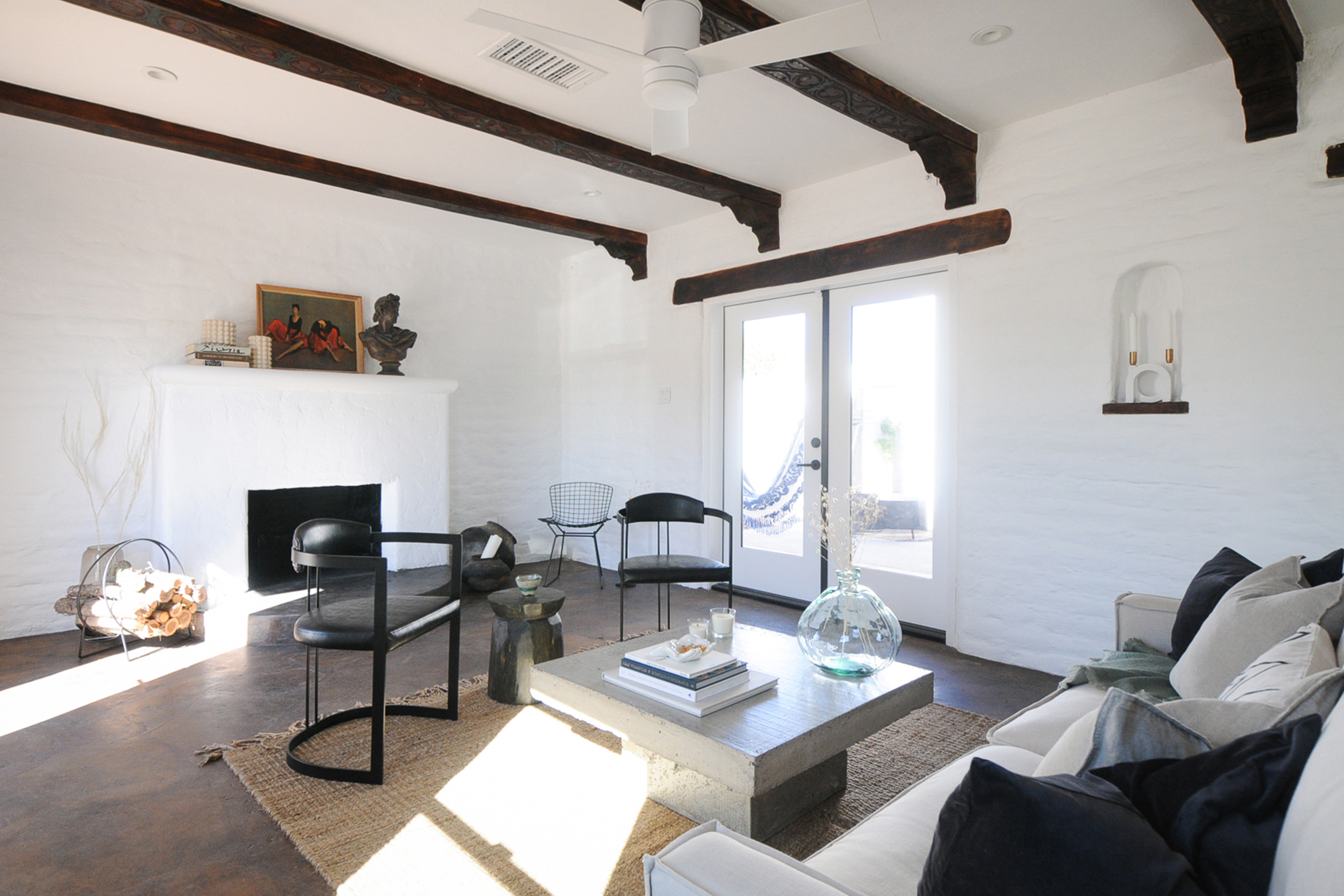 Gorgeous living space in Phoenix Historic Home